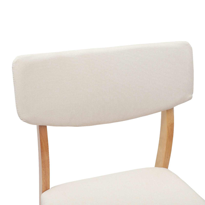 Scaune de dining 2 pcs natural 48 x 49 x 95 cm - WALTI WALTI