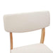 Scaune de dining 2 pcs natural 48 x 49 x 95 cm - WALTI WALTI