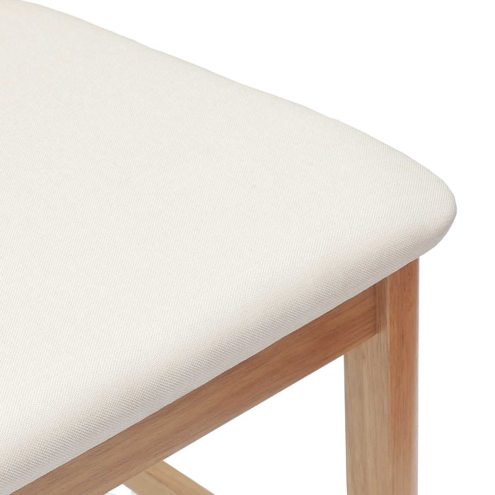 Scaune de dining 2 pcs natural 48 x 49 x 95 cm - WALTI WALTI