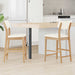 Scaune de dining 2 pcs natural 48 x 49 x 95 cm - WALTI WALTI