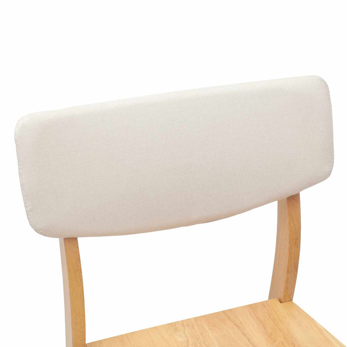Scaune de dining 2 pcs natural 48 x 49 x 95 cm - WALTI WALTI