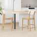 Scaune de dining 2 pcs natural 48 x 49 x 95 cm - WALTI WALTI
