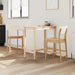 Scaune de dining 2 pcs natural 48 x 49 x 95 cm - WALTI WALTI