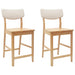 Scaune de dining 2 pcs natural 48 x 49 x 95 cm - WALTI WALTI