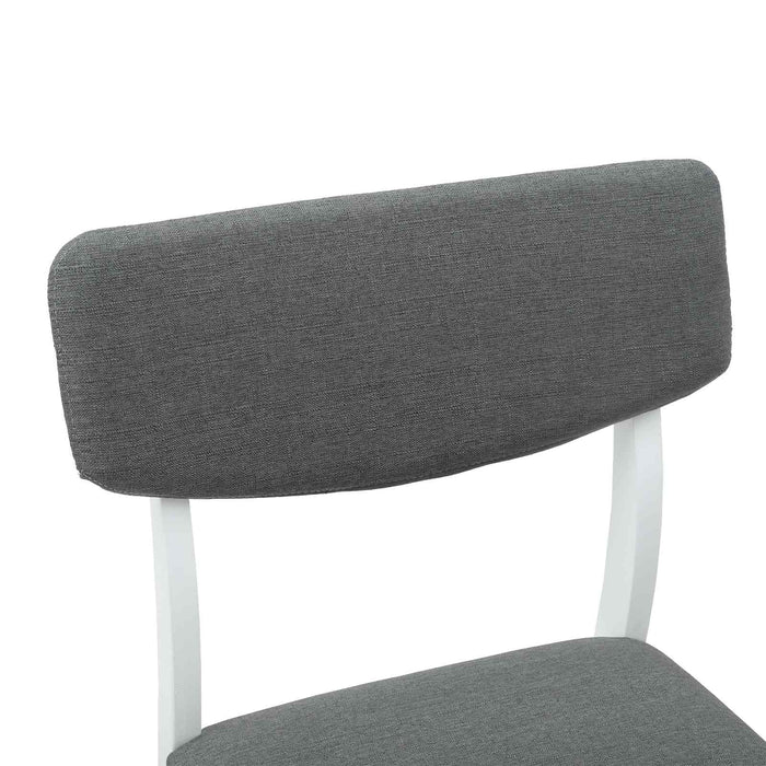 Scaune de dining 2 pcs Alb 48 x 49 x 95 cm - WALTI WALTI