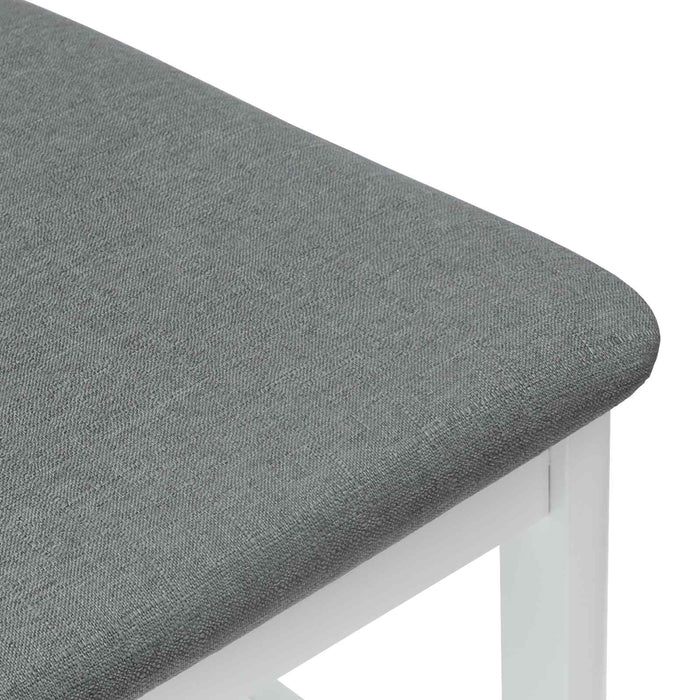 Scaune de dining 2 pcs Alb 48 x 49 x 95 cm - WALTI WALTI