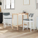 Scaune de dining 2 pcs Alb 48 x 49 x 95 cm - WALTI WALTI