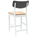 Scaune de dining 2 pcs Alb 48 x 49 x 95 cm - WALTI WALTI