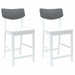 Scaune de dining 2 pcs Alb 48 x 49 x 95 cm - WALTI WALTI