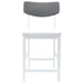 Scaune de dining 2 pcs Alb 48 x 49 x 95 cm - WALTI WALTI