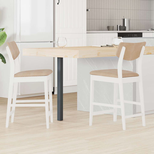 Scaune de dining 2 pcs Alb 48 x 49 x 95 cm - WALTI WALTI