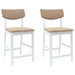 Scaune de dining 2 pcs Alb 48 x 49 x 95 cm - WALTI WALTI