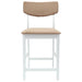 Scaune de dining 2 pcs Alb 48 x 49 x 95 cm - WALTI WALTI