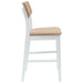 Scaune de dining 2 pcs Alb 48 x 49 x 95 cm - WALTI WALTI