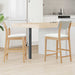 Scaune de dining 2 pcs natural 48 x 49 x 95 cm - WALTI WALTI