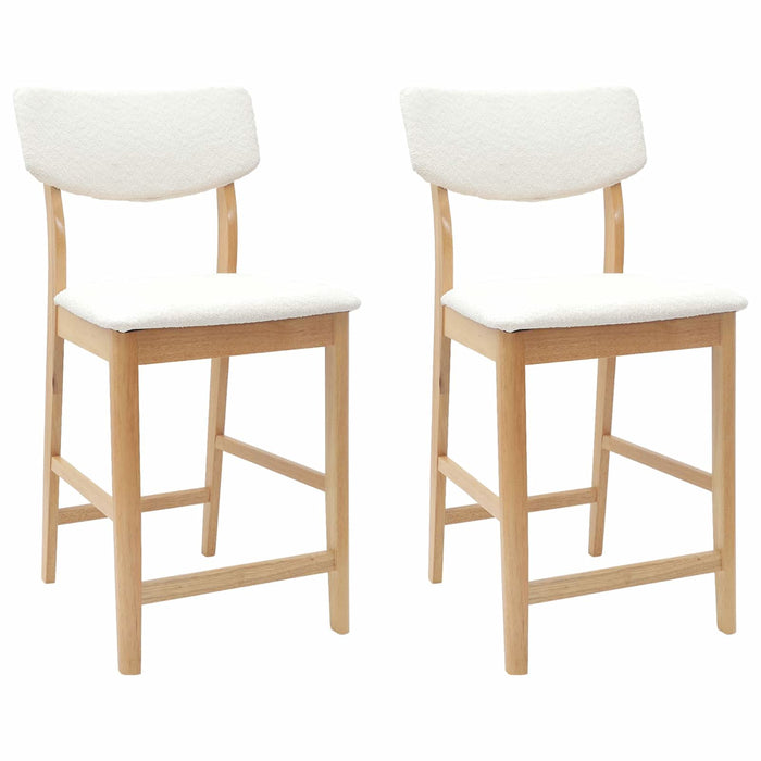 Scaune de dining 2 pcs natural 48 x 49 x 95 cm - WALTI WALTI