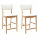 Scaune de dining 2 pcs natural 48 x 49 x 95 cm - WALTI WALTI