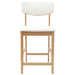 Scaune de dining 2 pcs natural 48 x 49 x 95 cm - WALTI WALTI