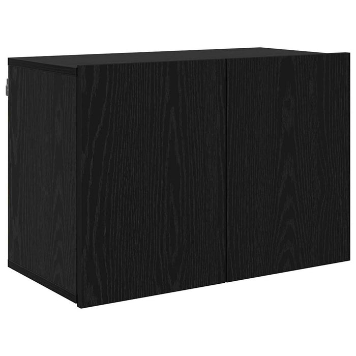 Unități TV Pe perete 6 pcs Stejar negru Lemn compozit - WALTI WALTI