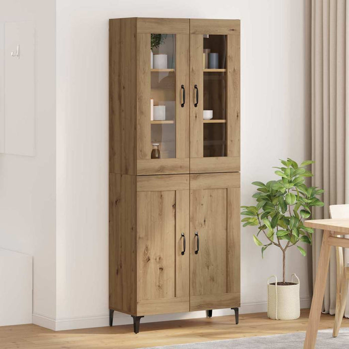 Bufet Stejar Artizanal 69,5 x 34 x 180 cm Lemn compozit - WALTI WALTI
