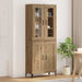 Bufet Stejar Artizanal 69,5 x 34 x 180 cm Lemn compozit - WALTI WALTI