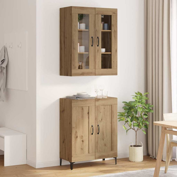 Bufet Stejar Artizanal 69,5 x 34 x 180 cm Lemn compozit - WALTI WALTI