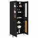 Bufet Stejar Negru 69,5 x 34 x 180 cm Lemn compozit - WALTI WALTI