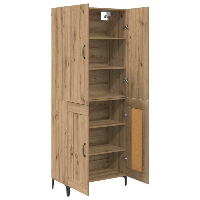 Bufet Stejar Artizanal 69,5 x 34 x 180 cm Lemn compozit - WALTI WALTI