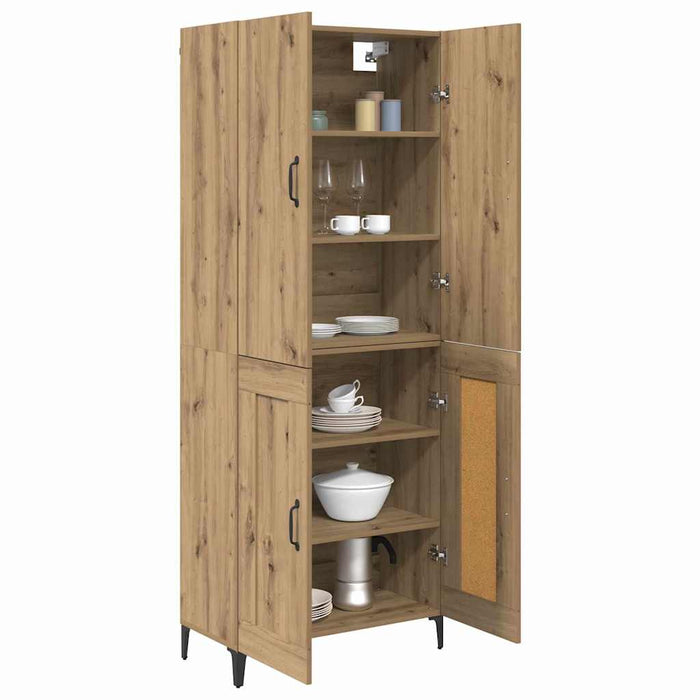 Bufet Stejar Artizanal 69,5 x 34 x 180 cm Lemn compozit - WALTI WALTI