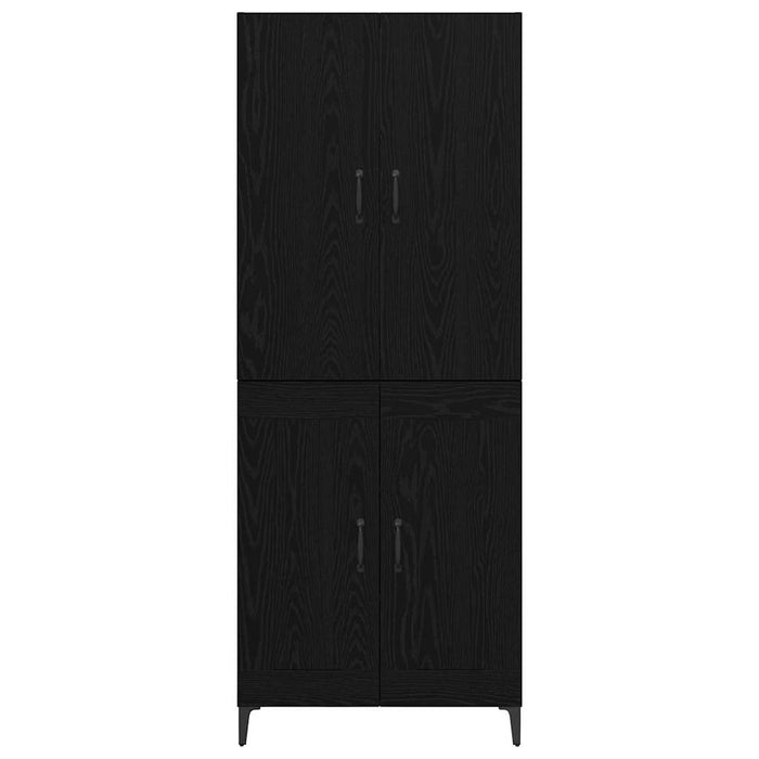 Bufet Stejar Negru 69,5 x 34 x 180 cm Lemn compozit - WALTI WALTI
