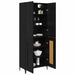 Bufet Stejar Negru 69,5 x 34 x 180 cm Lemn compozit - WALTI WALTI
