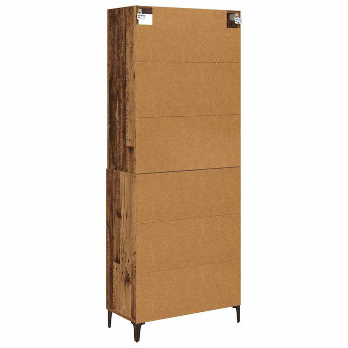 Bufet Pe perete 2 pcs Lemn vechi Lemn compozit - WALTI WALTI
