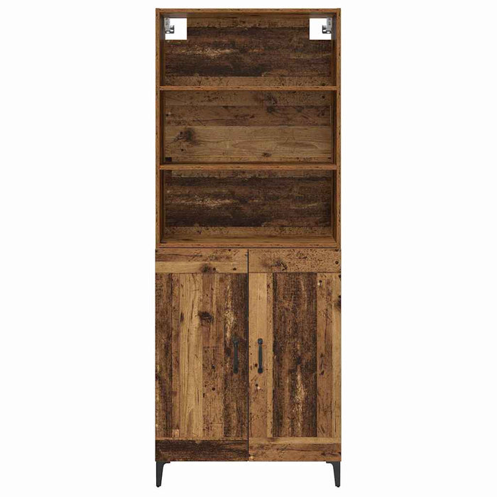 Bufet Pe perete 2 pcs Lemn vechi Lemn compozit - WALTI WALTI