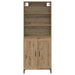 Bufet Pe perete 2 pcs stejar artizanal Lemn compozit - WALTI WALTI