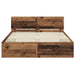 Cadru de pat cu headboard Lemn Vechi 120 x 190 cm Lemn compozit - WALTI WALTI