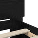 Cadru de pat Stejar Negru 200 x 200 cm Lemn compozit - WALTI WALTI