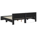 Cadru de pat Stejar Negru 200 x 200 cm Lemn compozit - WALTI WALTI
