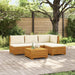 Set de canapele de exterior 5 Bucată Maro Lemn Solid de Acacia - WALTI WALTI