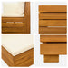 Set de canapele de exterior 6 Bucată Maro Lemn Solid de Acacia - WALTI WALTI