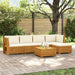 Set de canapele de exterior 6 Bucată Maro Lemn Solid de Acacia - WALTI WALTI