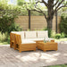 Set de canapele de exterior 5 Bucată Maro Lemn Solid de Acacia - WALTI WALTI
