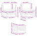 Set de canapele de exterior 3 Bucată Maro Lemn Solid de Acacia - WALTI WALTI