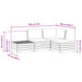 Set de canapele de exterior 4 Bucată Maro Lemn Solid de Acacia - WALTI WALTI