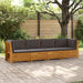 Set de canapele de exterior 4 Bucată Maro Lemn Solid de Acacia - WALTI WALTI