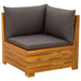 Set de canapele de exterior 6 Bucată Maro Lemn Solid de Acacia - WALTI WALTI