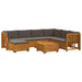 Set de canapele de exterior 8 Bucată Maro Lemn Solid de Acacia - WALTI WALTI