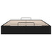 Cadru de pat otoman Negru 153 x 203 cm Piele artificială - WALTI WALTI