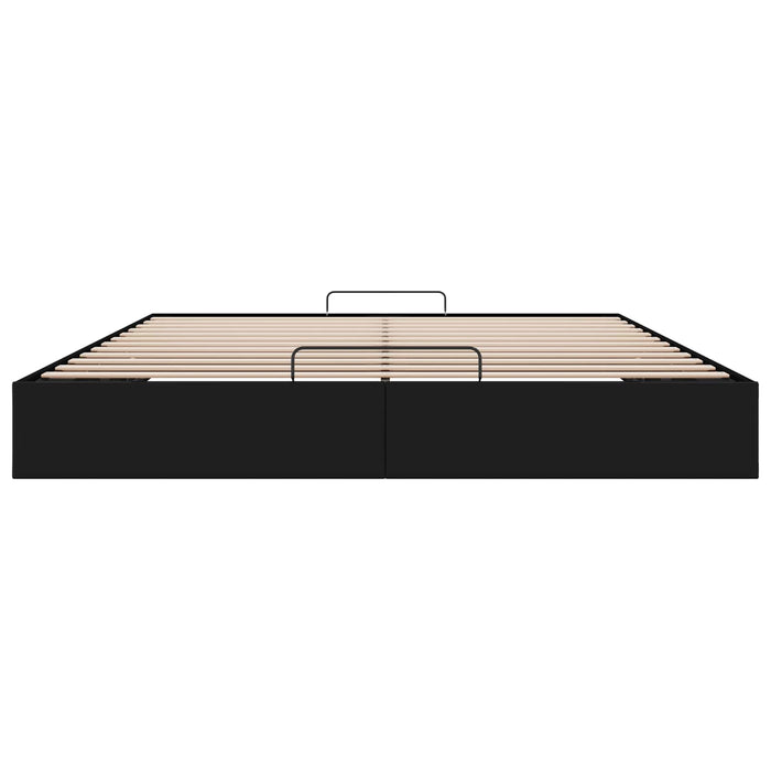 Cadru de pat otoman Negru King size Piele artificială - WALTI WALTI