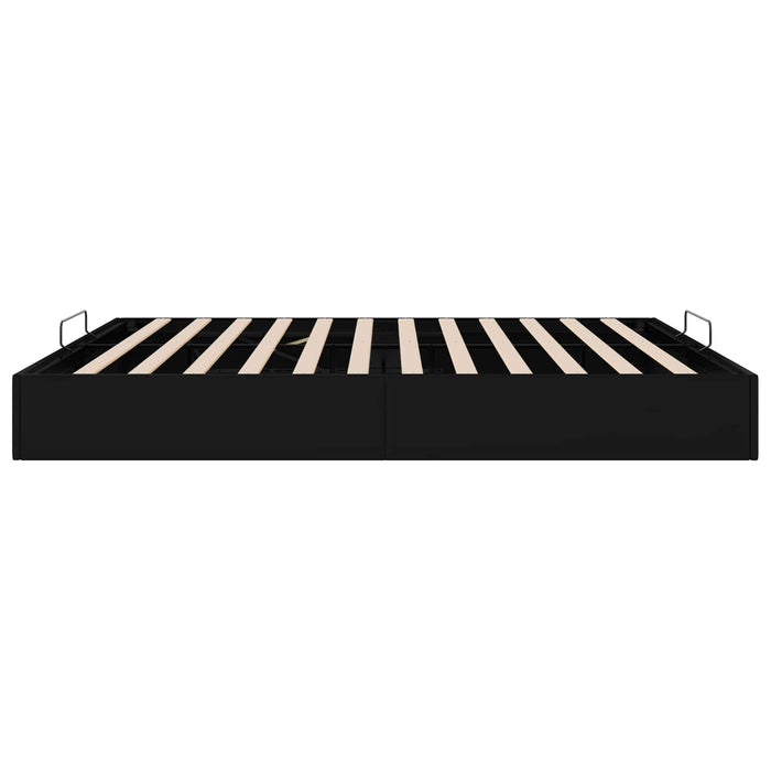 Cadru de pat otoman Negru King size Piele artificială - WALTI WALTI