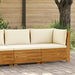 Set de lounge pentru grădină 2 Bucată Maro Lemn Solid de Acacia - WALTI WALTI